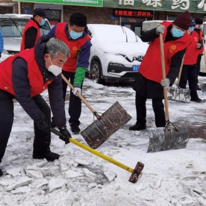 在冰雪中传递爱和温暖——哈尔滨市广大志愿者积极投身清冰雪行动
