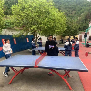 四川省达州市宣汉县石铁乡中心校举行2024年春季学生乒乓球比赛
