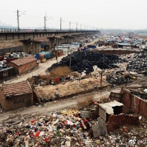 环保部副部长走进天津市北辰区600亩“垃圾村”