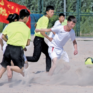 内蒙古青少年沙滩系列活动夏令营开营
