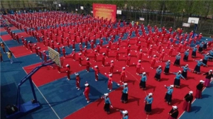 太原市晋源区举行春季全民健身广场舞展演活动