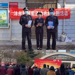西咸新区公安局沣东新城分局组织开展“宪法宣传周”系列活动
