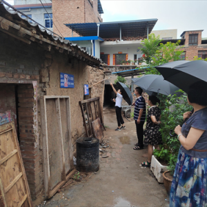 河南省汝州市房产管理中心加强汛期安全排查