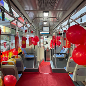 安徽省合肥市长丰县：公交车“摇身一变”成“幸福婚车”